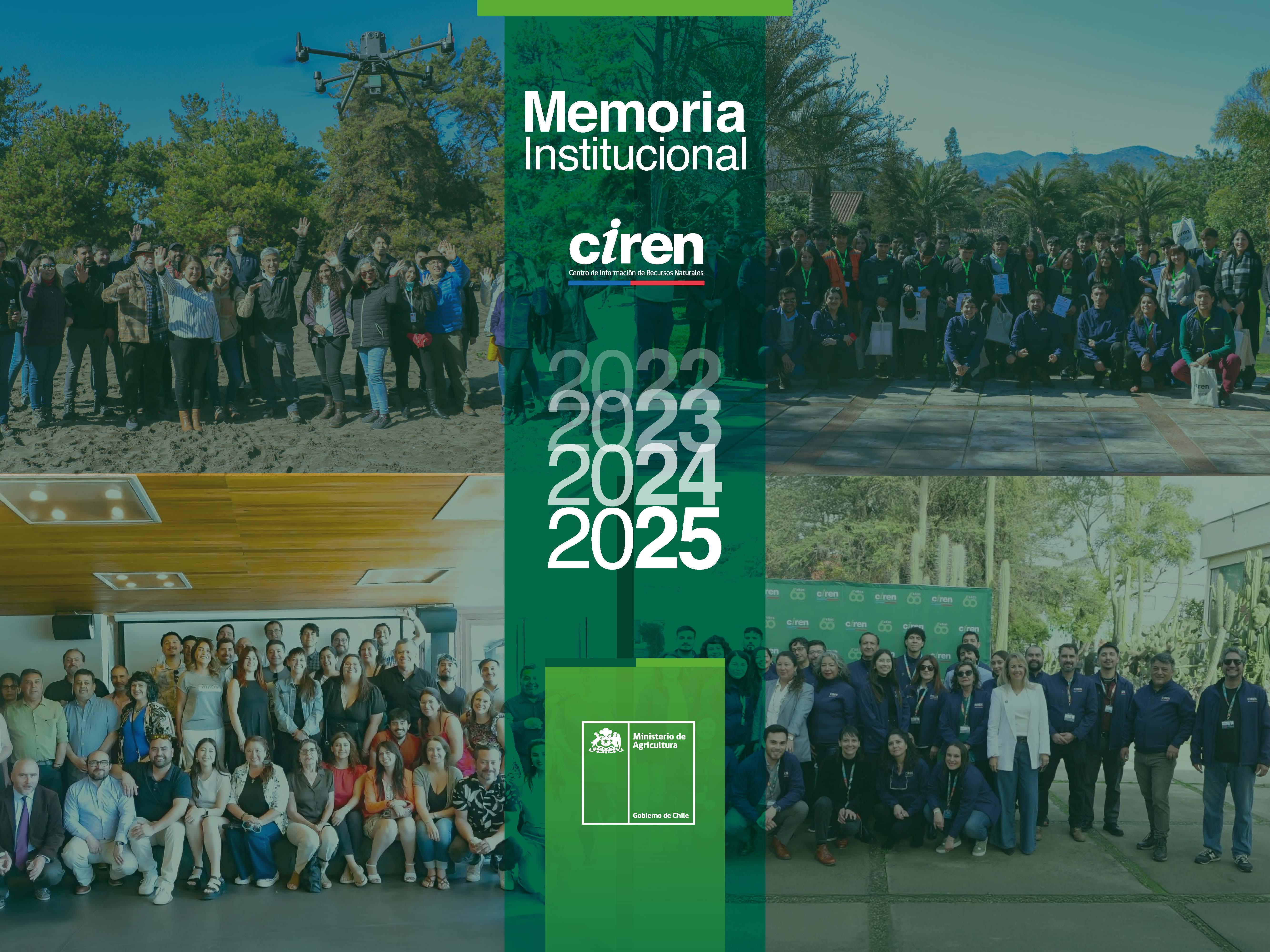 Portada de la Memoria Institucional CIREN 2025
